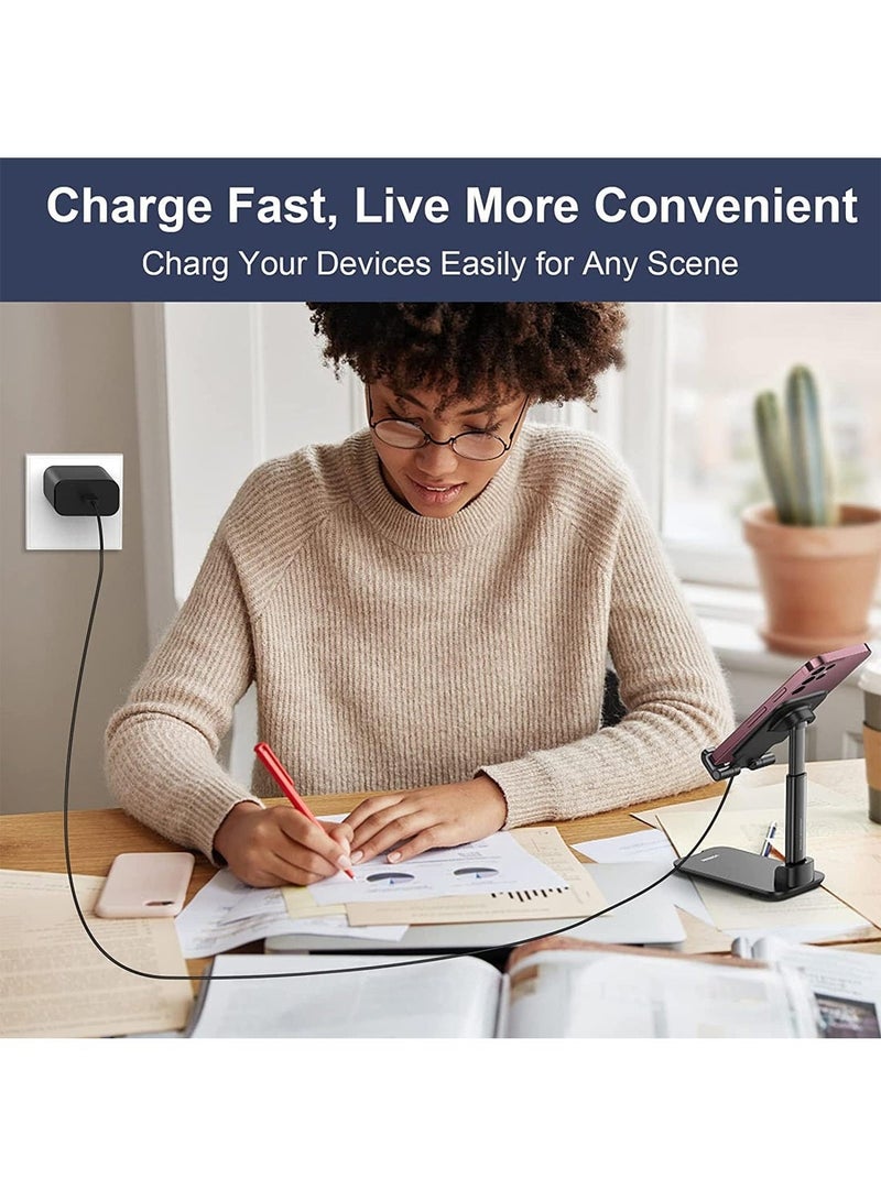 Chappeline CH1 35W Super Fast Phone Charger, Power Adapter with USB C Plug and Cable - Black - Image 4